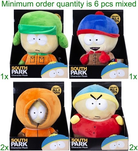 South Park Pluche 25cm assorti op platform box 22x27cm