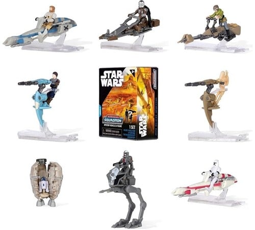 Star-Wars Micro Galaxy Mystery Vehicle & Figure Series 2 6,5x8cm in display (12)