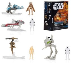 Star-Wars Micro Galaxy Mystery Vehicle & Figure Series 6 6,5x8cm in display (12)