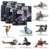 Star-Wars Micro Galaxy Mystery Vehicle & Figure Series 5 6,5x8cm in display (12)