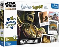 Trefl Junior Super Shape XL Puzzle 160 pezzi Star Wars The Mandalorian 27x40cm