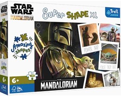 Trefl Junior Super Shape XL Puzzle 160 pezzi Star Wars The Mandalorian 27x40cm