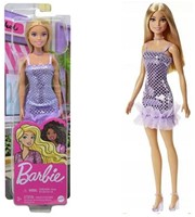 Barbie Muñeca con Vestido Brillante 2 Surtido 10x32.5cm-2