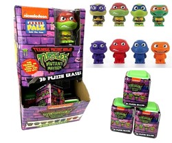 Teenage Mutant Ninja Turtles Scented Puzzle Palz 3D Gomme Casse-tete assortis in display 4,5x6cm