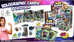 Kidz Brainrot Blind Bag with Holographic Cards + Tattoos in display (15)