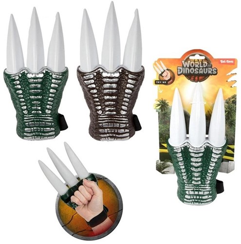World of Dinosaurs Griffe de dinosaure 26cm 2 assortis 7x16x30cm