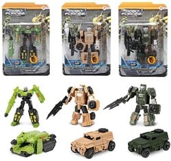 ROBOFORCES Change Robot Armored Vehicle 3 assorted 17x26cm