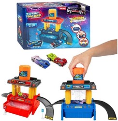 TURBO RACERS Set Car Wash 24 delig mwt auto + accessoires 8,5x30x19cm
