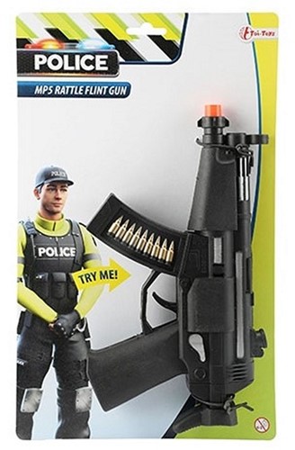 POLICÍA Pistola de trinquete MP5 policía 31cm-2