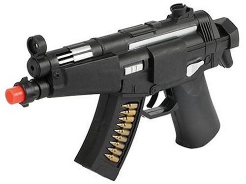 POLICÍA Pistola de trinquete MP5 policía 31cm-3