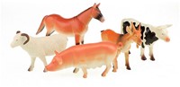 ANIMAL WORLD Animales de granja Deluxe 13-15cm una bolsa de 5 piezas  22,5x28cm-3