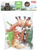 ANIMAL WORLD Dinosaurios Deluxe 5 piezas en una bolsa 22,5x28cm-2