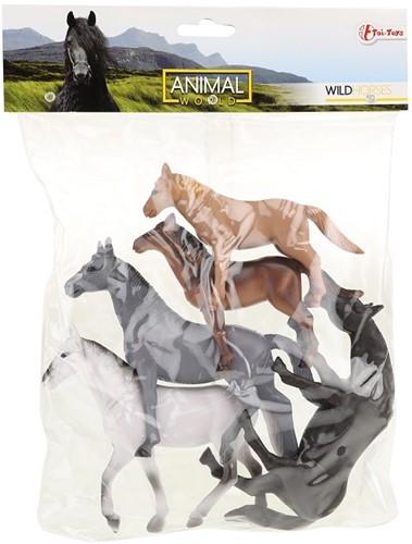 Chevaux Deluxe dans un sac de 5 pièces 13-15cm-2