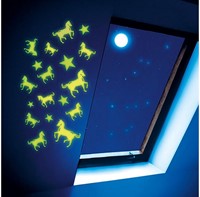 GLOW N FUN Glow in the Dark Deco Aufkleber Pferd 9x12cm im display (24)-3