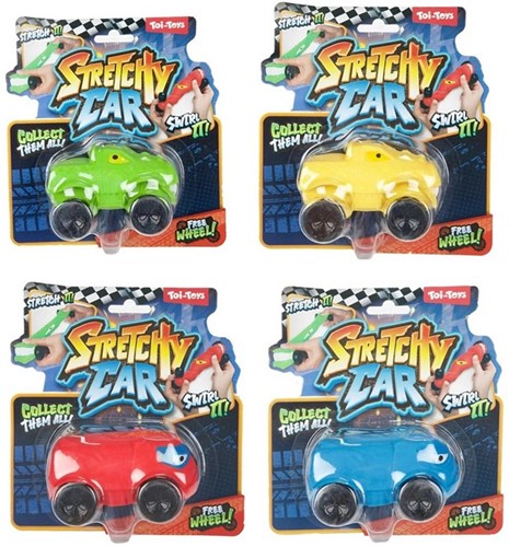 FUN Kneading Car Morph Monster 4 assorted 16x16.5cm