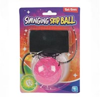 Ballon 5cm avec élastique Light Bungee + sangle cheville 4 assortis 10,5x19,5cm-2