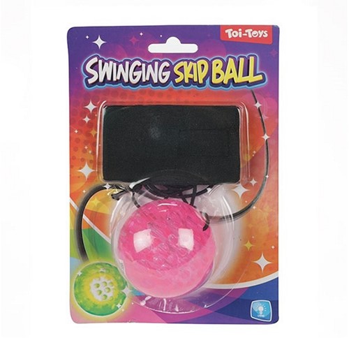 Ballon 5cm avec élastique Light Bungee + sangle cheville 4 assortis 10,5x19,5cm-2