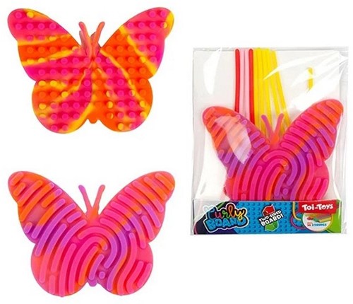 FUN Figurenbrett -Curly Board Mini- +10x Schnur 6-fach sortiert 10x12cm-2