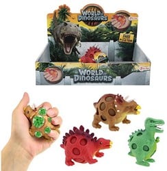 WORLD OF DINOSAURS Squeeze Dinosaurier 3 sortiert im display 6x8cm