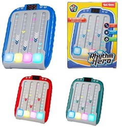 FUN Gioco elettronico -Rhythm Hero- con luci e suoni 3 assortiti 11,5x15cm