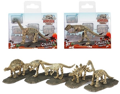 WORLD OF DINOSAURS Dino Fossil 6 sortiert 7,5x10cm