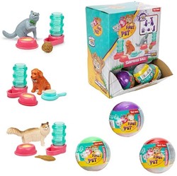 MY FIRST PET Palla a Sorpresa -Cane- con accessori 6cm 12 assortiti in espositore (24)