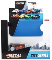 METAL auto de rally (race) Classic 11,5x4,5cm 16 assortiti in display (32)-2