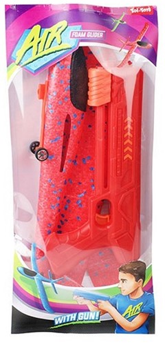 AIR Avión Foam + pistola 4 surtidos 17x41cm-2