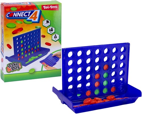 Travel Game Connect Four 13,5x10x2,5cm