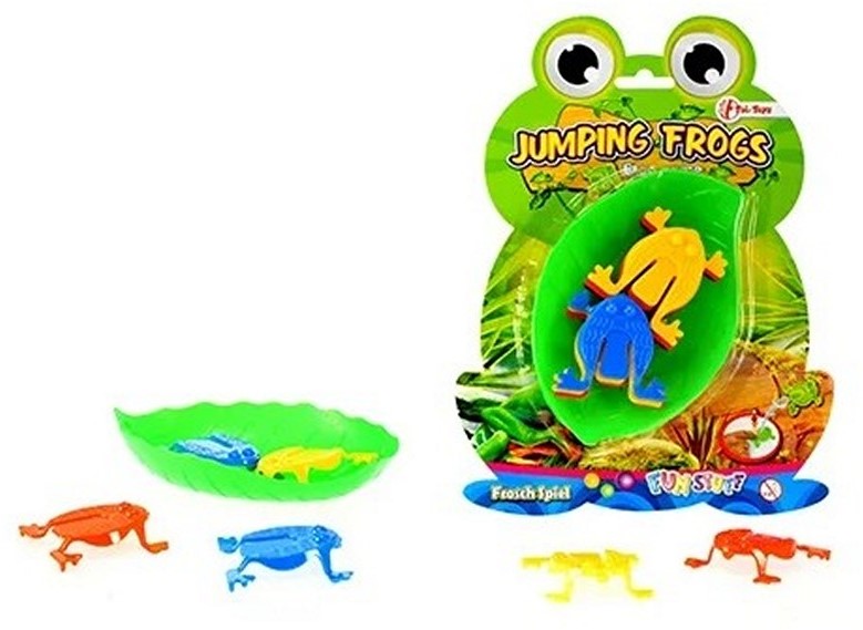 Game Jumping Frogs sheet + 6x frog 18x24cm