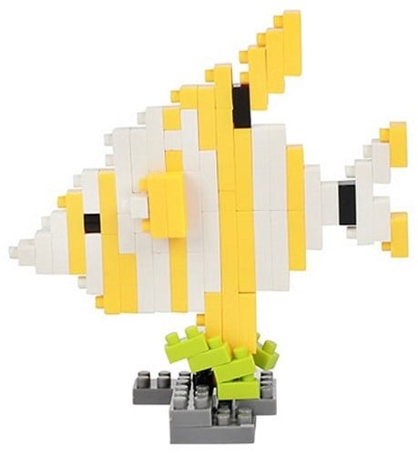 Blocs de Construction Mini Animal en Pot 18 assortis 7x7x3.5cm-2