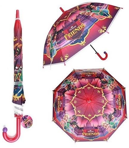 PRINCESS FRIENDS Paraplu Prinses 80cm