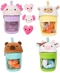 SO KAWAII Peluche de animal de té de burbujas + accesorios 30cm 4 modelos surtidos