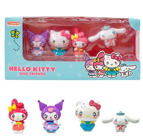 Hello Kitty and Friends Gift Box 4-Pack 13x28cm