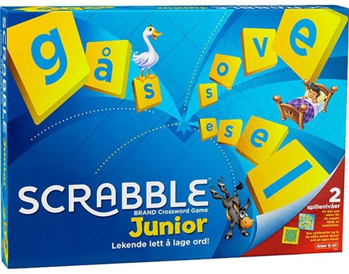 Scrabble Junior Spel 27x37cm (NORWAY)