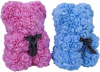 Rose bear 5 assorted 25cm-2