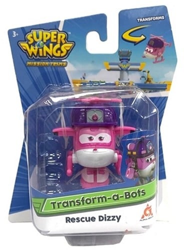 Super Wings Transform-a-Bots Rescue Dizzy 11x15cm