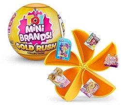Zuru 5 Surprise Toy Mini Brands! Gold Rush Collection Überraschungsball 8cm sortiert im display (24)